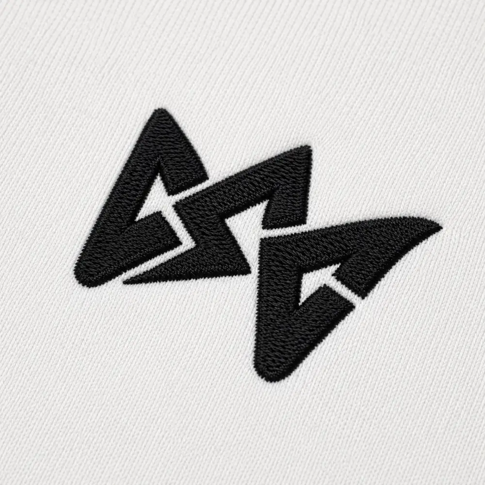 CSG Ice Hoodie Embroidered Logo Detail